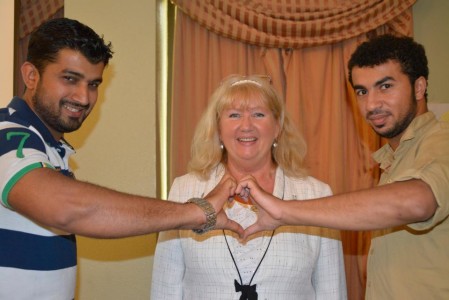 workshop Sue and 2 delegatres + heart